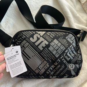 Lululemon everyday belt bag manifesto print new with tag